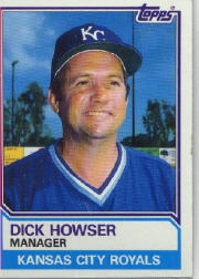 1983 Topps      096      Dick Howser MG